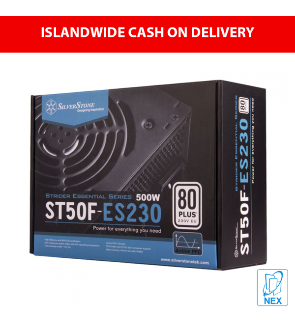Alimentation PC SilverStone SST-ST50F-ES230 v 2.0 - Série Strider Alimentation PC SilverStone SST-ST50F-ES230 v 2.0 - Série Strider